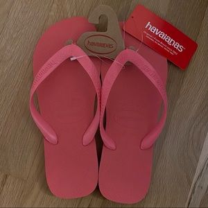 Havaianas flip flop in pink porcelain, 39/40 (9/10), NWT
